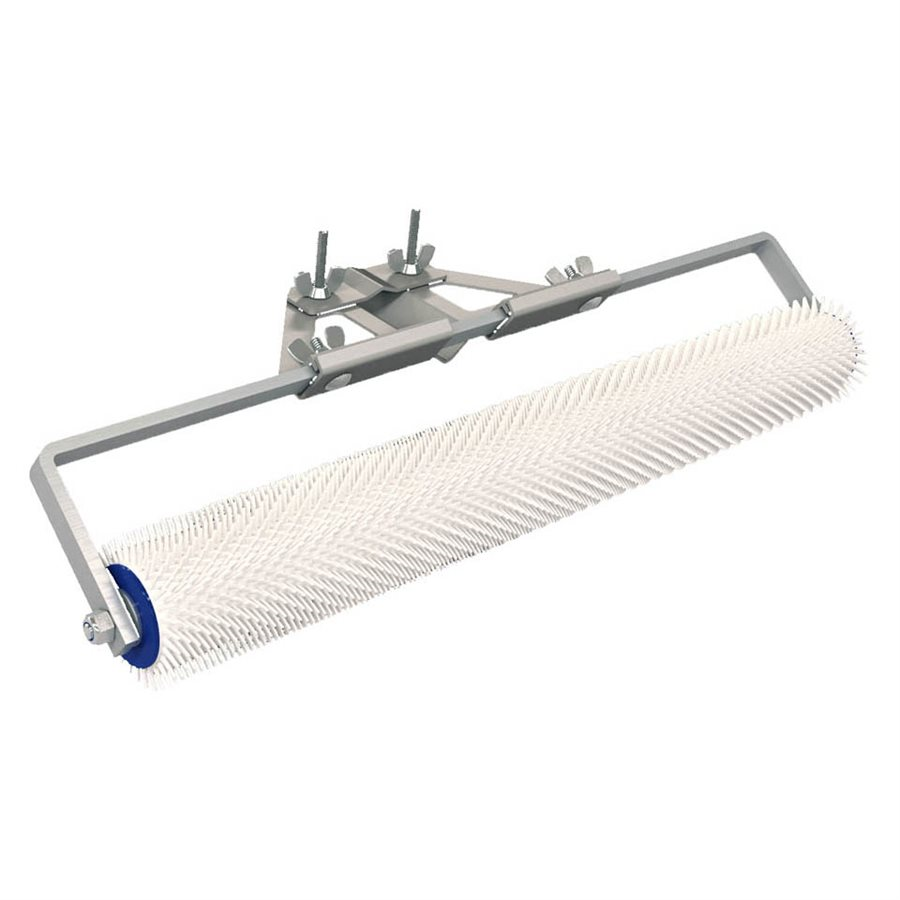 Rodillo de picos con su base 20″con picos de 7/16″ con soporte metalico