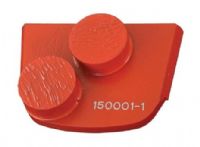 Diamante 2 botones rojo  (Hard Concrete) grados 30 al 120