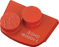 Diamante 2 botones rojo  (Hard Concrete) grados 30 al 120 - vista 3
