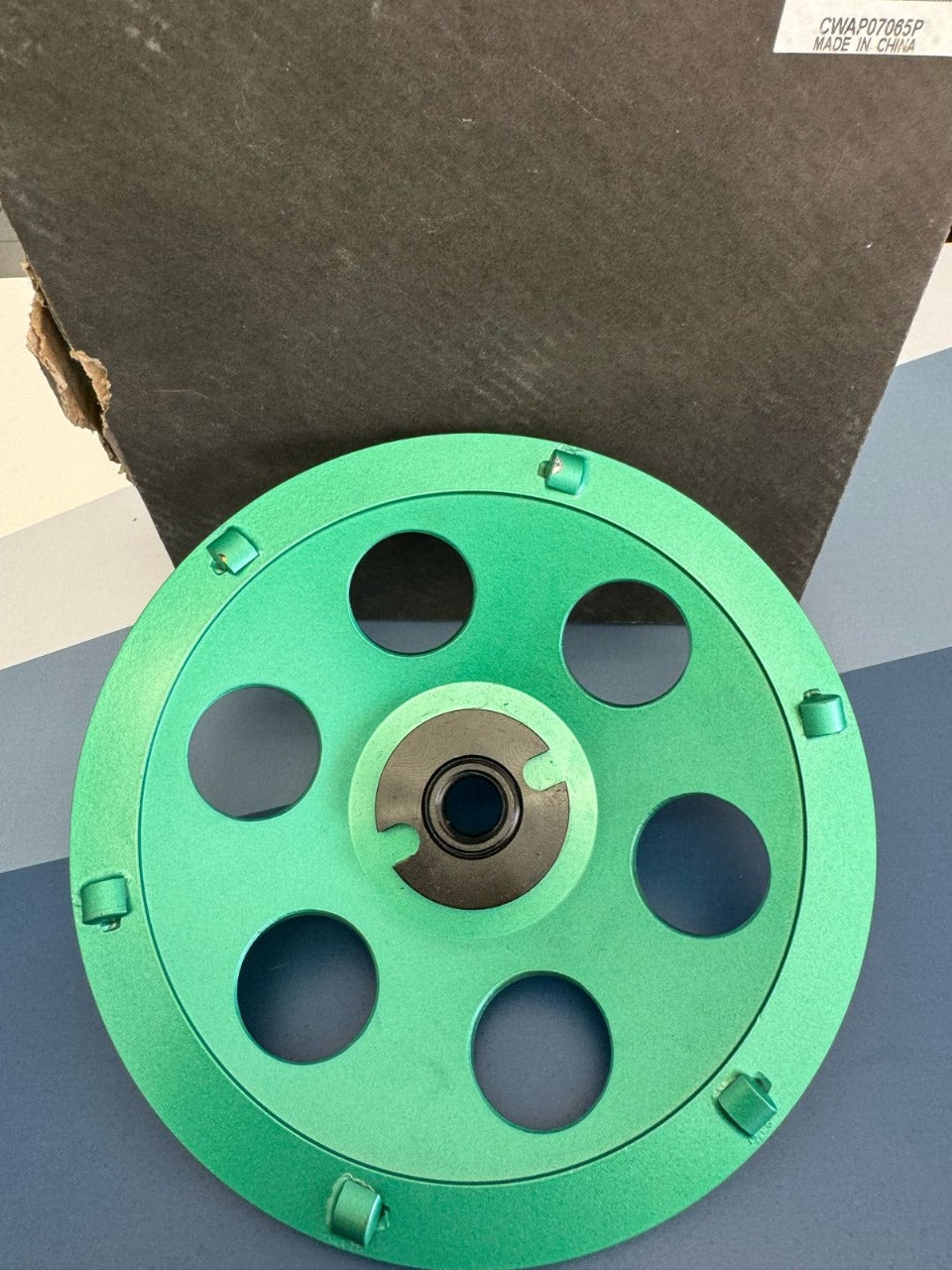 DISCO PARA PULIDOR W/L NUT GN VERDES PCD 7x6PCD 5/8″-11 CWAP07065P